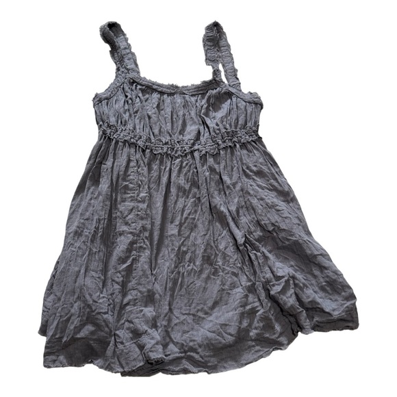 Free People Gray Sleeveless Sundress Mini - Picture 1 of 6